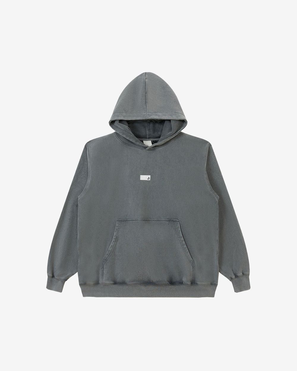 Худи CU8E Boxlogo Vintage серый