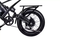 Электровелосипед Minako Fox (спицы) 23AH (черный,хаки)