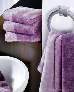 Полотенце 80х150 Cawo Noblesse 1055 Shades фиолетовое