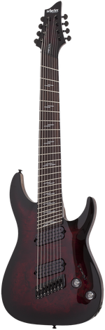 SCHECTER OMEN ELITE-8 MS BLACK CHERRY BURST