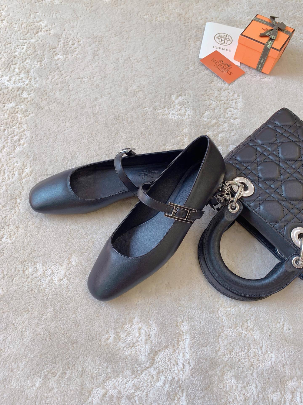 Hermes Jane Ballet Flat  (5 colors)