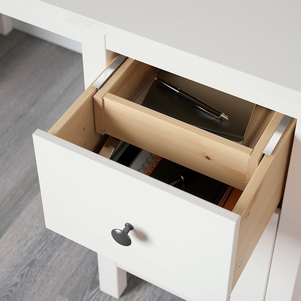 Стол письменный КАНТРИ (IKEA HEMNES), 155х64.5х74 см, белый
