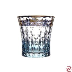 Набор стаканов для виски голуб.золото TIMON Lady Diamond 270 мл