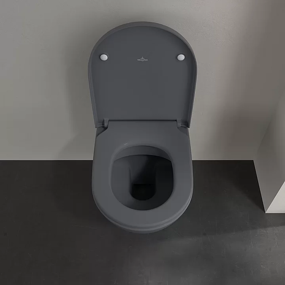 Унитаз подвесной Villeroy&Boch Subway 2.0 5614R0I4 графит