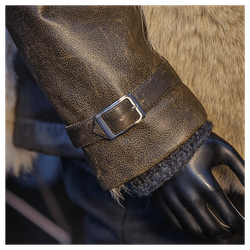 Куртка с мехом волка «Волчья бригада»