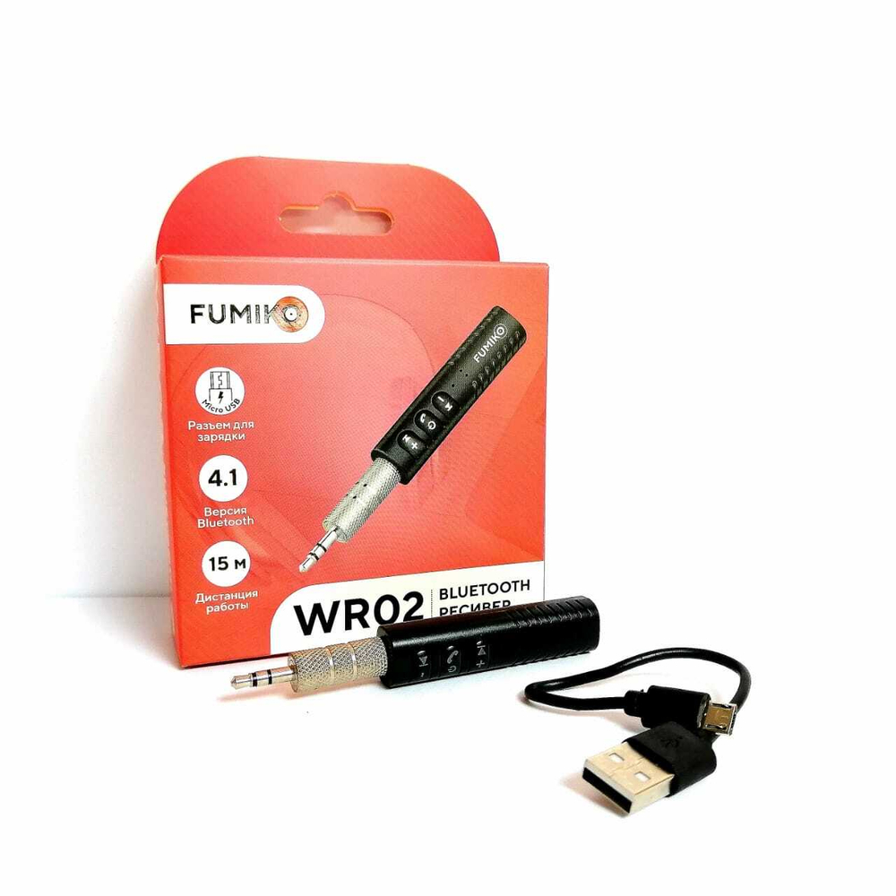 Bluetooth ресивер FUMICO WR02 черный