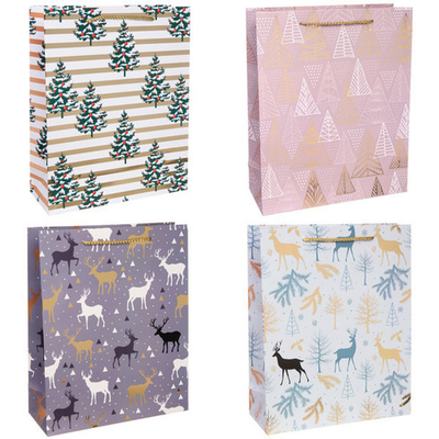 Пакет подарочный «Новогодний стиль» 26*32*10 см
