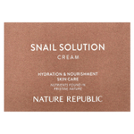 Nature Republic, Snail Solution, крем с экстрактом улитки, 52 мл (1,75 жидк. унции)