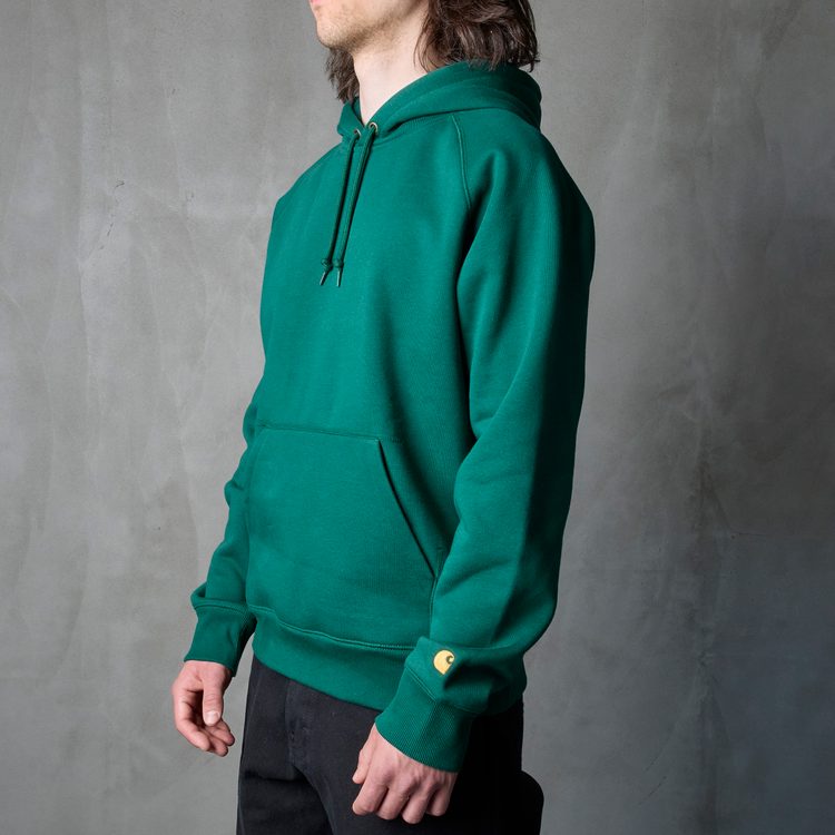 Толстовка мужская Carhartt WIP Hooded Chase Sweatshirt артикул:I033661_chervill - купить в магазине Дайс