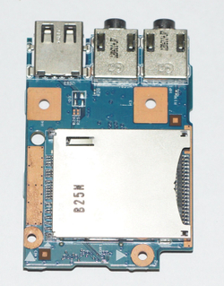 Плата с аудио и USB разъемами Lenovo B570 48.4PA04.01M 55.4IH02.011