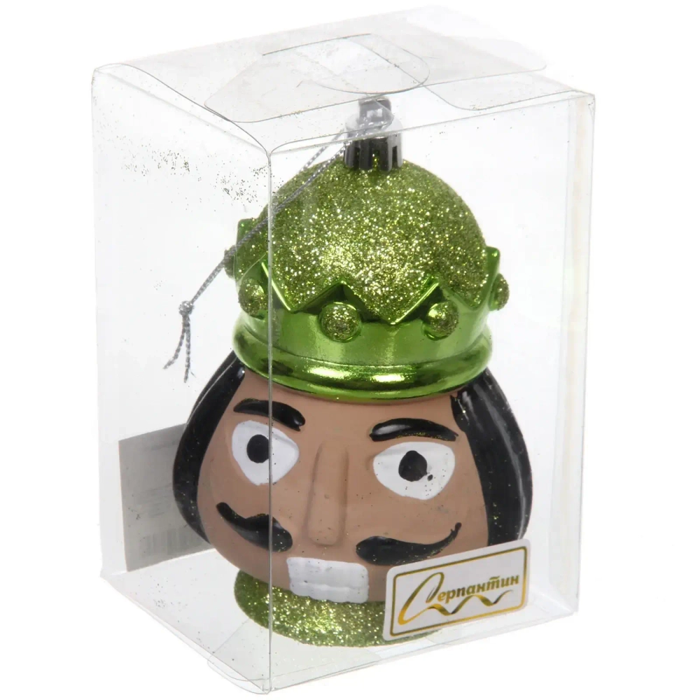 Елочная игрушка «Новогодний солдат» 7,5*7*11 см, зеленый