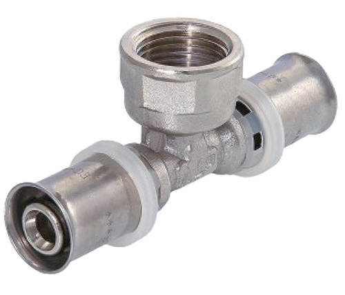 Пресс тройник 20х3/4Fx20  ViEiR  (100/5шт)