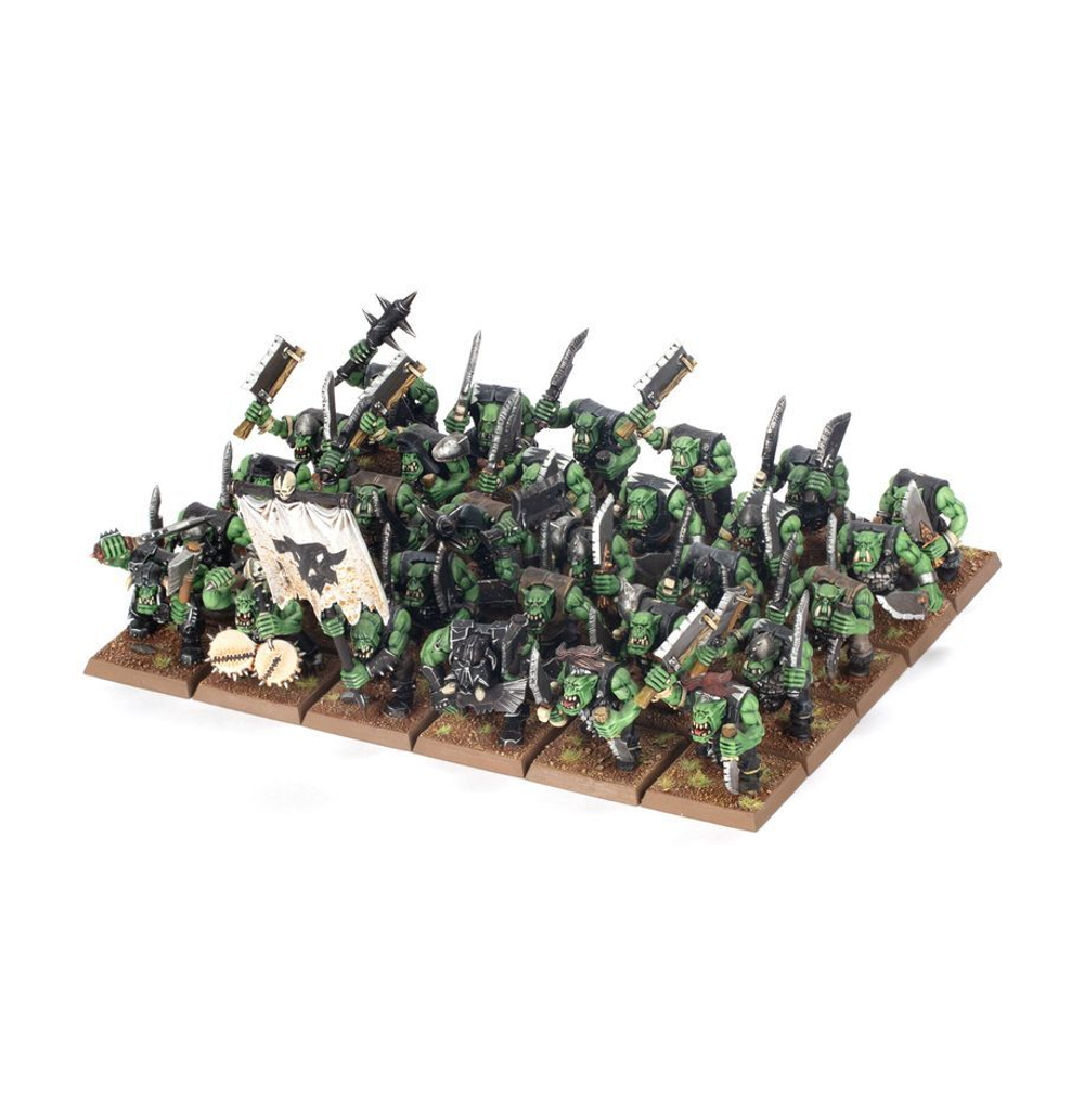 Warhammer The Old World - Orc & Goblin Tribes: Orc Boyz Mob