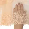 Кружево эластичное персик/бежевый 23 см