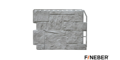 Фасайдинг Дачный Туф 3D-Facture Светло-Серый 725*570