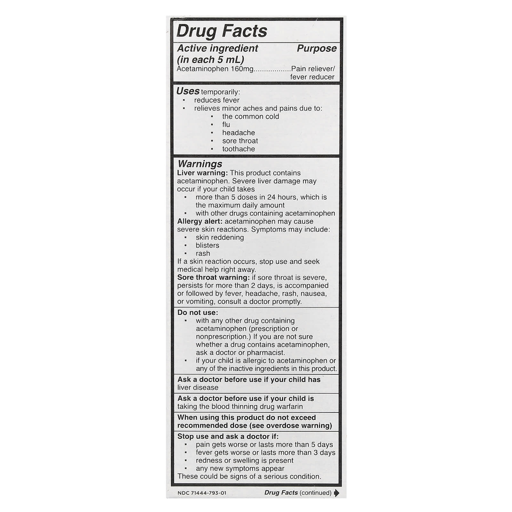 Mommy's Bliss, обезболивающее и жаропонижающее средство, для детей от 2 до 11 лет, вкусные ягоды, 160 мг, 118 мл (4 жидк. унции)