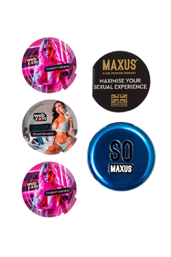 Презервативы Maxus XXL, увеличенный размер, металлический кейс