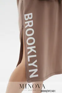 Платье 2401-бежевый Minova