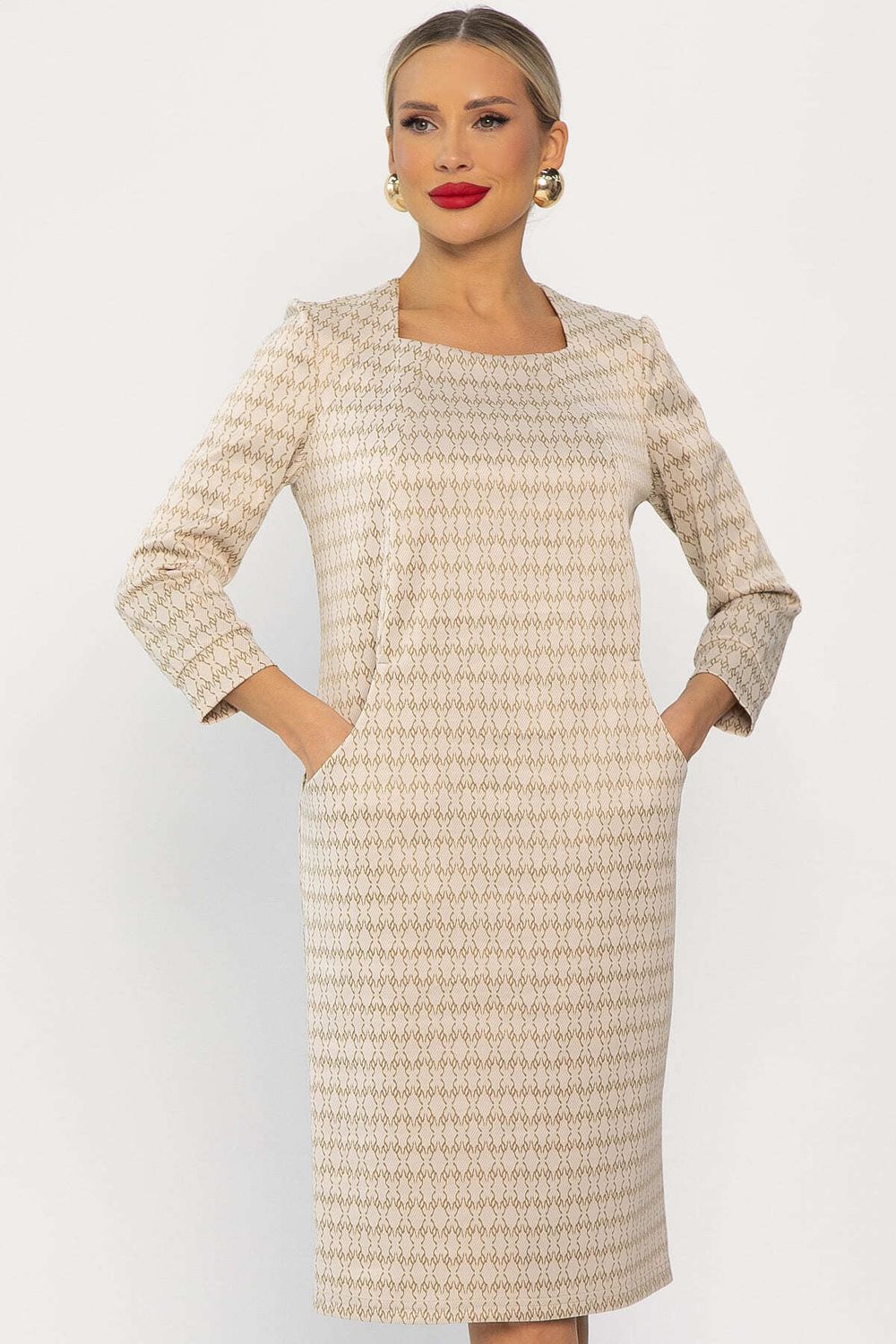 Платье Настроение (бежевое) П13744-19М LT Collection