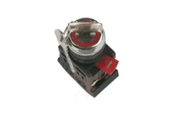 Переключатель IEK AKS-22 2 пол "I-O" 1з+1р замок 07006