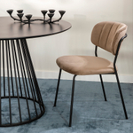 Стул Bergenson Bjorn Eirill, велюр, светло-коричневый