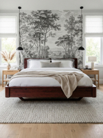 Кровать 180х200, Калантея, двуспальная, деревянная, парящая, массив березы, Dipriz