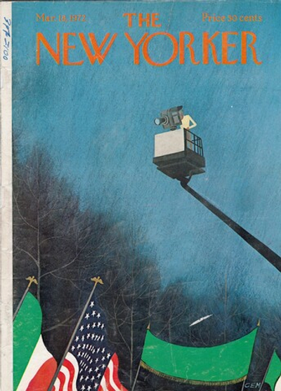 Журнал The New Yorker 18-03-1972, обложка