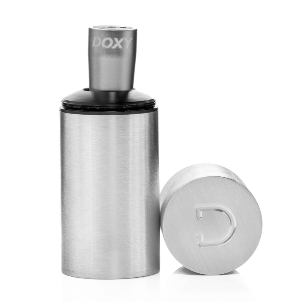 Вибропуля Doxy Bullet серебряная, d=25 мм