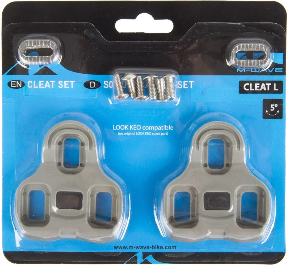 Педали/шипы 5-311836 M-WAVE Cleat L cleat set для ROAD контактных педалей Keo. M-WAVE
