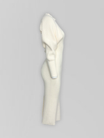 Платье вязаное без рукавов с металлической вставкой и болеро в комплекте