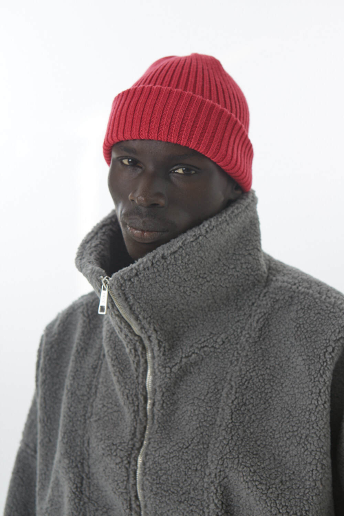 Анорак оверсайз из экомеха, беж