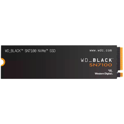 SSD POWERED BY SANDISK  Black SN7100 2TB M.2 2280 PCIe Gen4 x4 NVMe, Read/Write: 7250/6900 MBps, IOPS 1000K/1400K, TBW: 1200