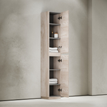 Шкаф-пенал напольный Sancos Libra Floor, дуб галифакс натуральный 350х300х1870 мм