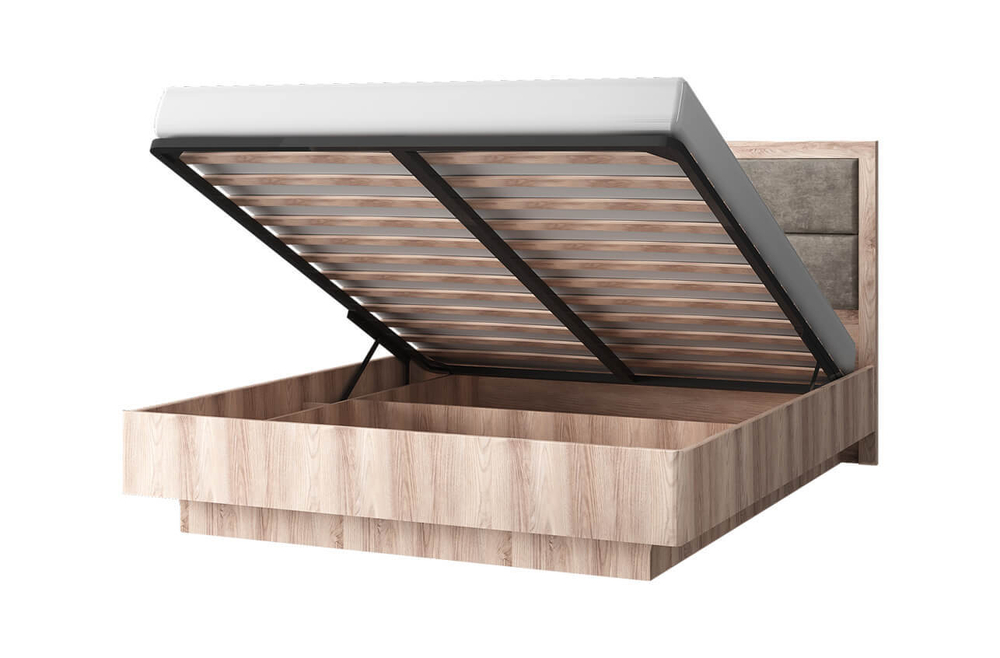 Накладка мягкая к кровати 160-2 (на основе), JAZZ, Цвет АМУР 15