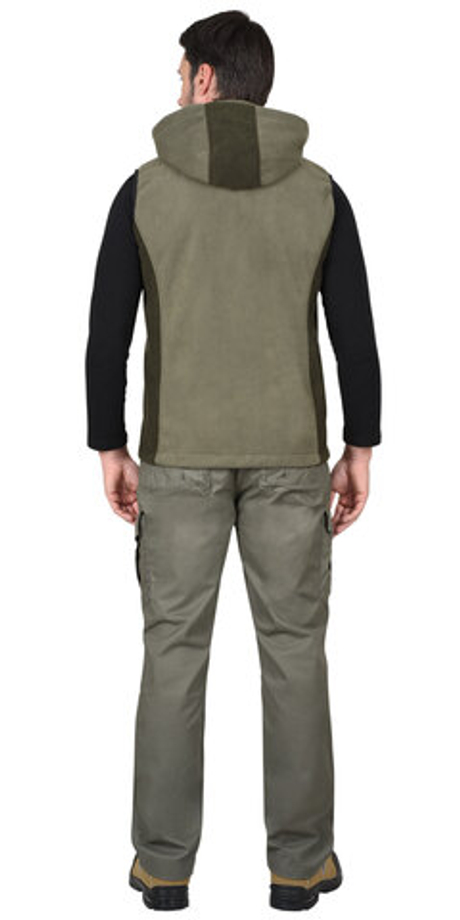 Жилет "Техно" (флис дублированный) олива (ЧЗ)