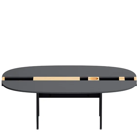 Журнальный столик Between L, 105х64х37 см, черный ясень