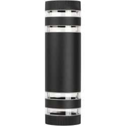 Светильник уличный настенный ЭРА «Адрия» GBW-102-BL-0300 230В 2хЕ27 max 30Вт IP54 300х150x90 вверх/вниз черный | Садово-парковые светильники