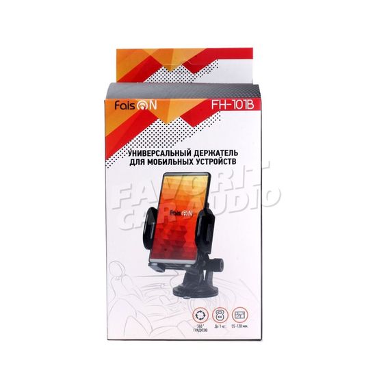 Держатель FaisON FH-101B Hinge присоска шарнир черный