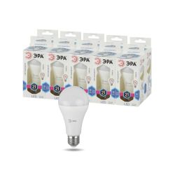 Лампа светодиодная ЭРА STD LED A65-21W-840-E27 21Вт груша нейтральный белый свет Е27 | Лампы cветодиодные Груша (A)