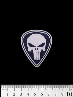 Шеврон Punisher Diamond PVC. Чёрный