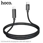 Кабель HOCO U125 Benefit charging data cable with display iP