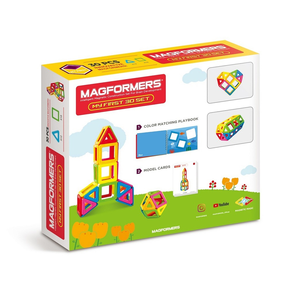 Магнитный конструктор MAGFORMERS My First Magformers 30