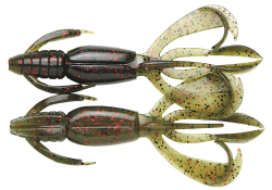 Приманка силиконовая Keitech Crazy Flapper 3.6" #462T Electric Smoke Craw