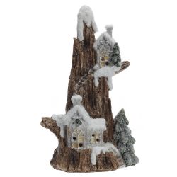 GAEM Фигурка декоративная "Домик" с подсветкой (LR44x2,прилаг) , L1, L12 W9 H20 см, 2в.