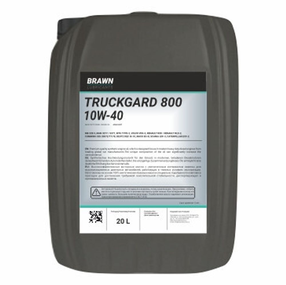 Масло моторное BRAWN TRUCKGARD 800 10W-40, 20 л