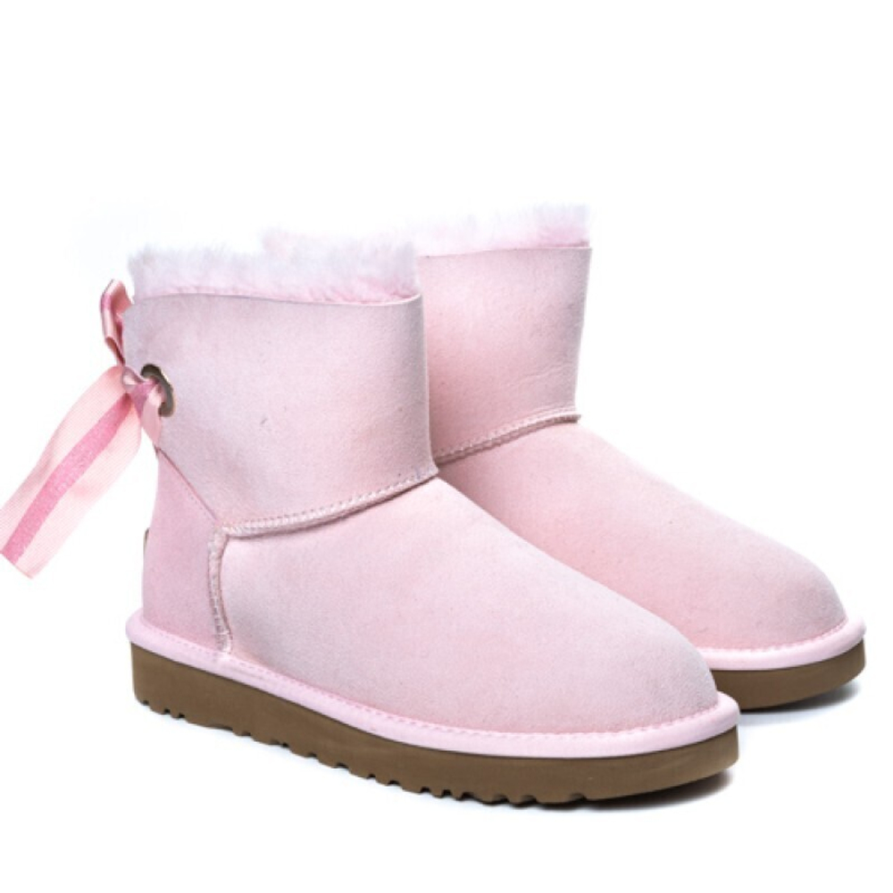 Угги Bailey Bow Mini Customizable Pink