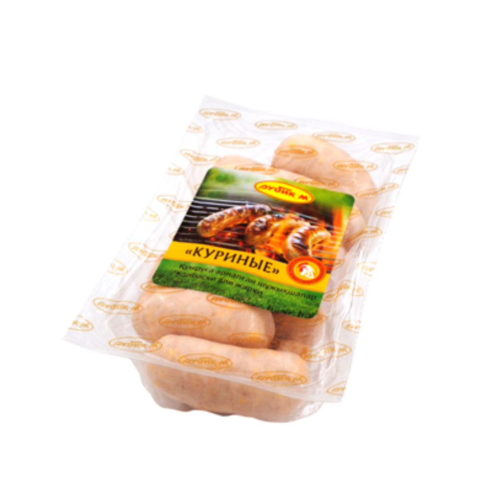 Колбаски для жарки куриные Рубиком вес (3913)