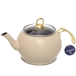 Чайник из нержавеющей стали 2л «Vicalina» турецкий бежевый VL-9352