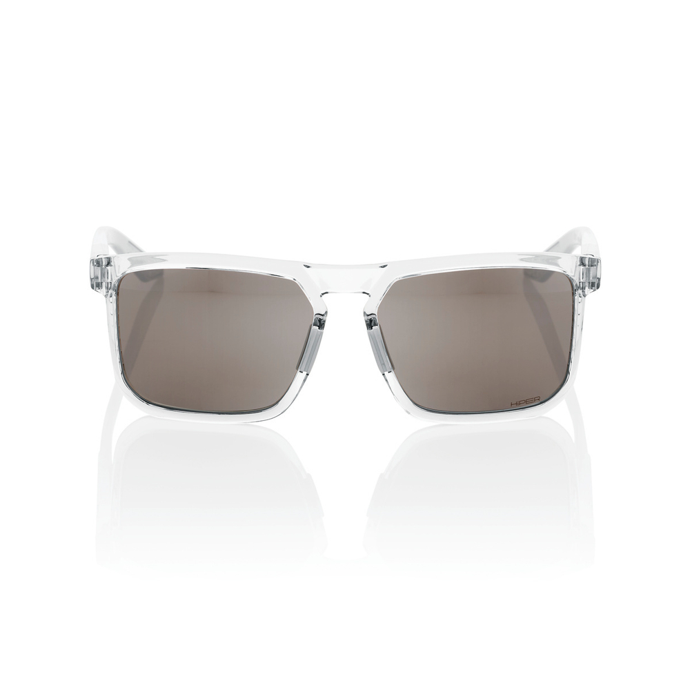 Спортивные очки 100% RENSHAW - Polished Crystal Haze - HiPER Silver Mirror Lens