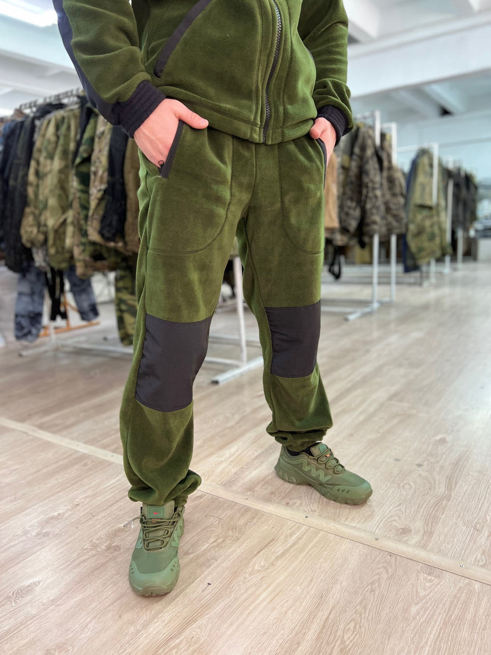 Костюм флисовый / олива